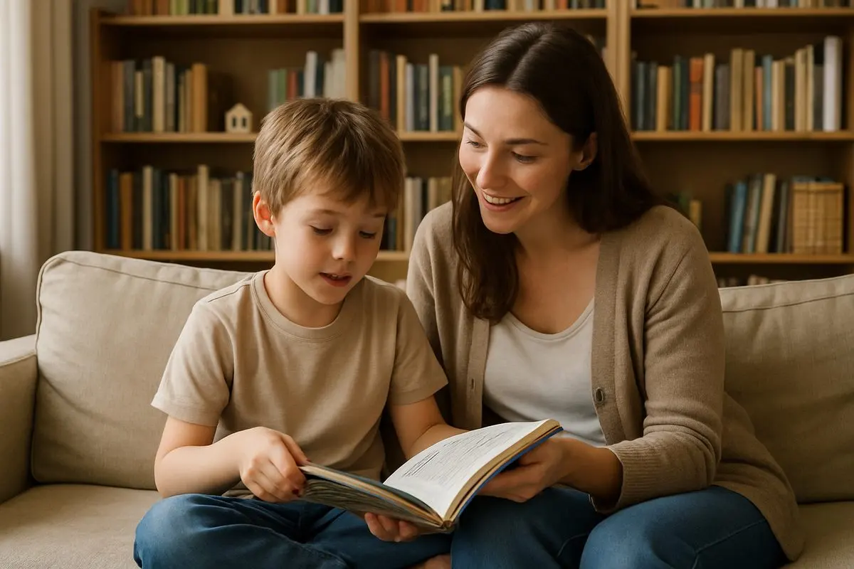 Illustration de Grandir avec les Livres